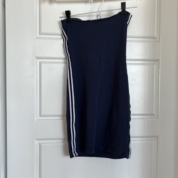 Garage - navy tube top dress - Picture 4 of 6